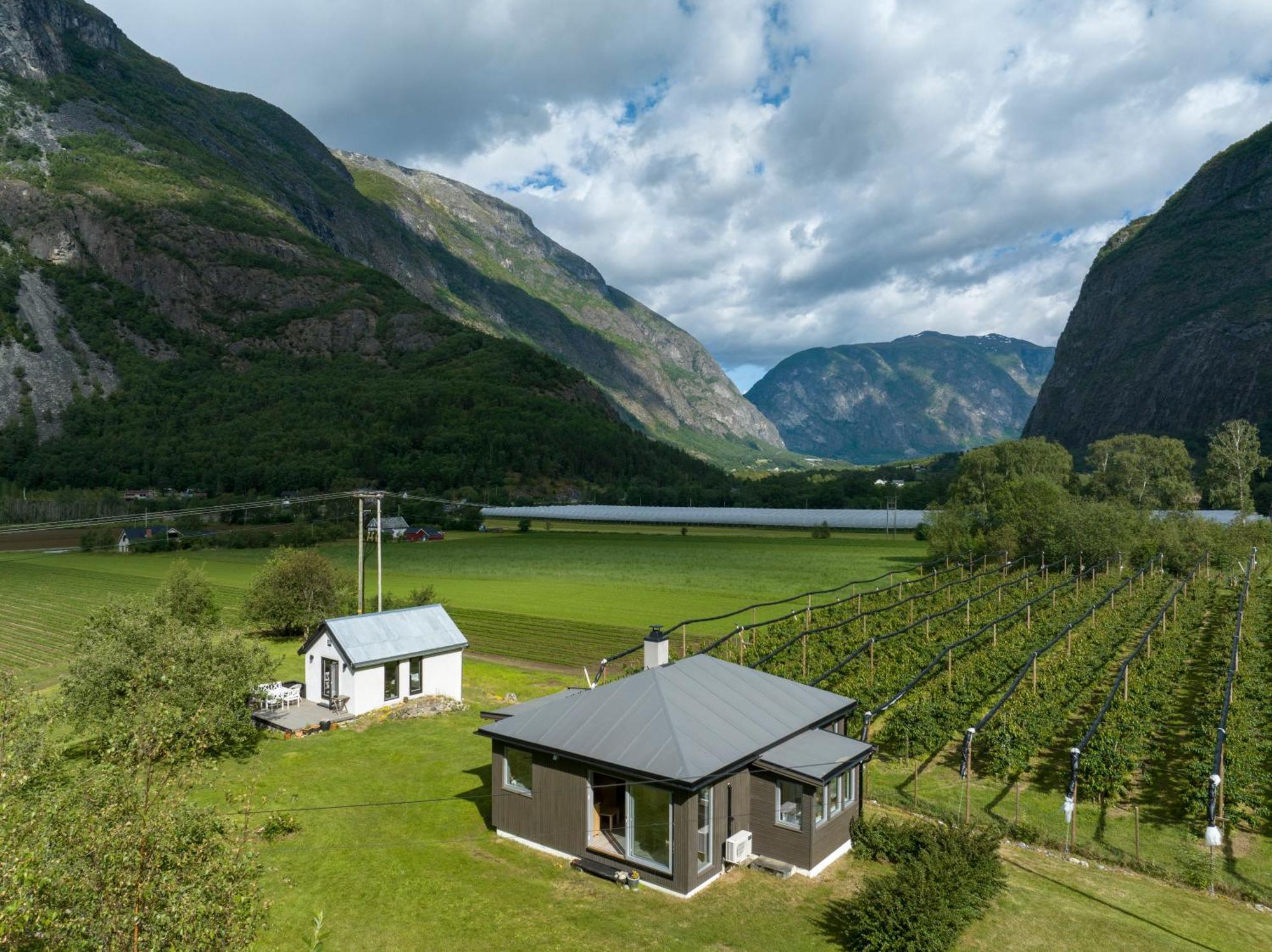 Lærdalsøyri Jordeplegarden Holiday Home - Part Of A Farm - Two Buildings - Close To Flam מראה חיצוני תמונה